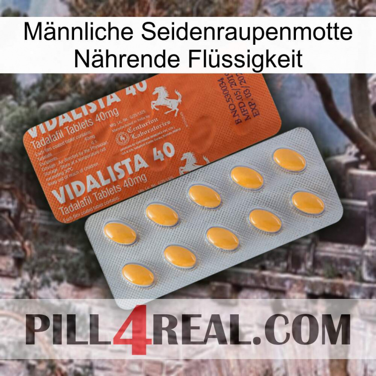 Männliche Seidenraupenmotte Nährende Flüssigkeit 43